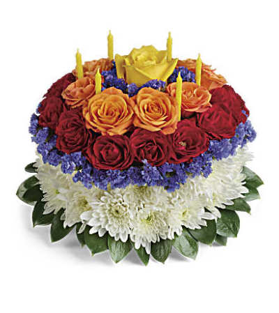 Your Wish is Granted Birthday Cake Bouquet Premium Your Wish is Granted Birthday Cake Bouquet Premium