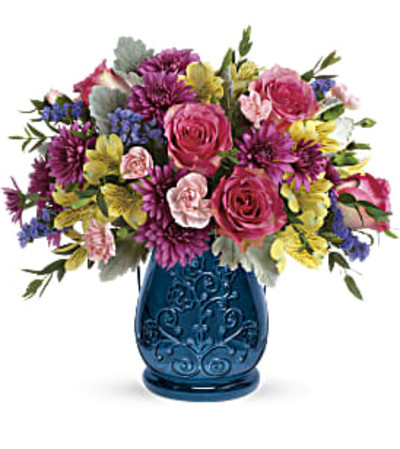 Burst Of Blue Bouquet Burst Of Blue Bouquet