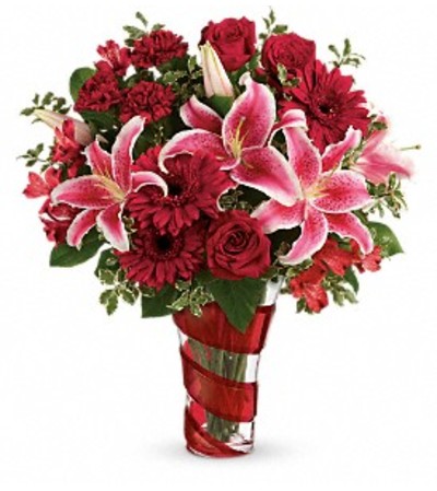 Teleflora Swirling Desire Bouquet Teleflora Swirling Desire Bouquet