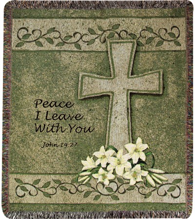 Tapestry Throw - Peace I Leave You Tapestry Throw - Peace I Leave You