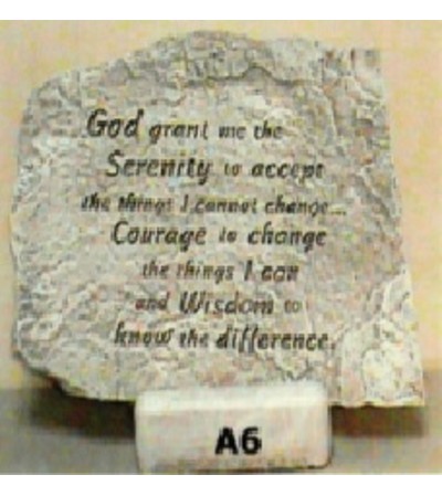 Stepping Stone - Serenity Prayer Stepping Stone - Serenity Prayer