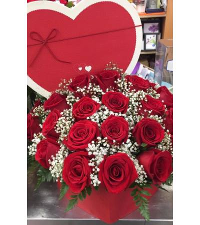 Red Heart Rose Bouquet Red Heart Rose Bouquet