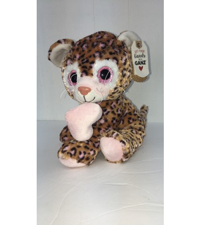 Lovie the leopard (tan and pink) Lovie the leopard (tan and pink)