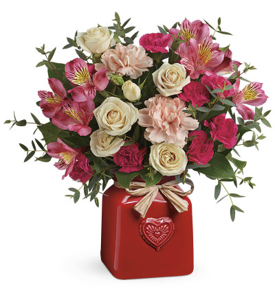Teleflora Vintage Heart Teleflora Vintage Heart
