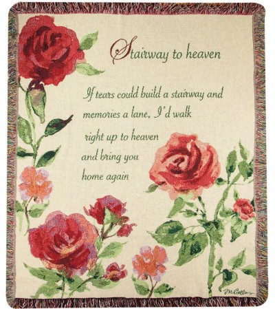 Tapestry Throw - Stairway To Heaven Tapestry Throw - Stairway To Heaven