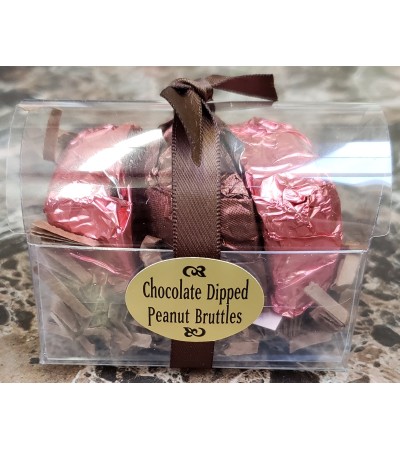 Soft Peanut Bruttle, Chocolate dipped, Treasure Dipped Soft Peanut Bruttle, Chocolate dipped, Treasure Dipped