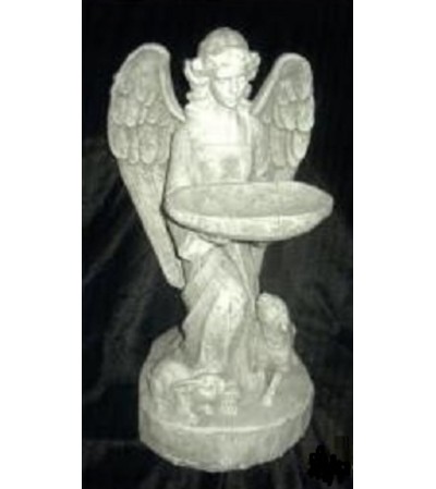 Statue - Angel w/ Rabbit and Lamb Statue - Angel w/ Rabbit and Lamb
