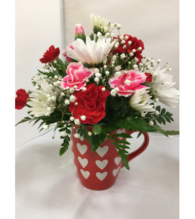 Hearts and Flowers Mug Hearts and Flowers Mug