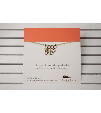 Necklace - Good Vibes Only Necklace - Good Vibes Only