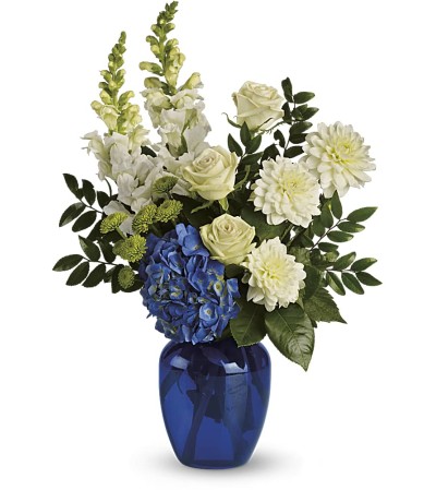 Large Vase-Blue & White Large Vase-Blue & White