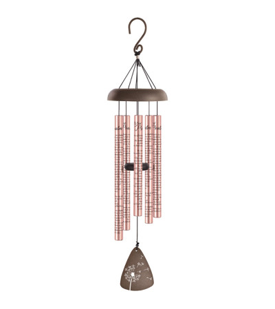 30" Sonnet Windchime - 23rd Psalm - Rose Gold 30" Sonnet Windchime - 23rd Psalm - Rose Gold