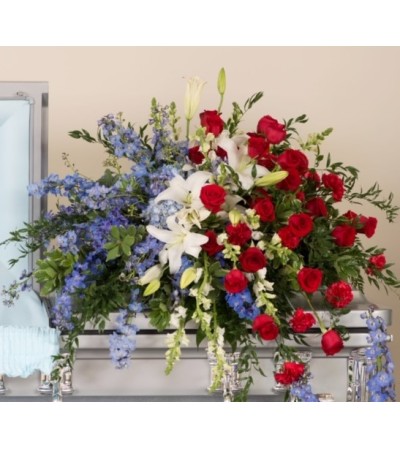 Honorable Service-Casket Spray 2 Honorable Service-Casket Spray 2
