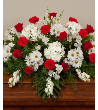 Cherished Farewell-Casket Spray 2 Cherished Farewell-Casket Spray 2