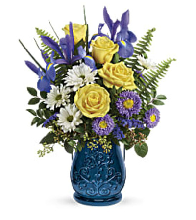 Sapphire Blue Garden Bouquet Sapphire Blue Garden Bouquet