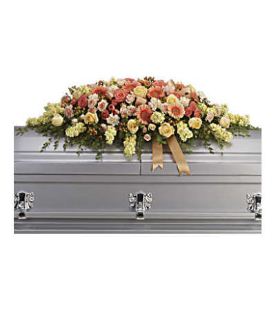 A Warmest Remembrance Casket Spray A Warmest Remembrance Casket Spray