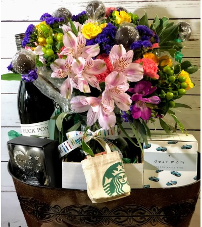 Basket of Birthday Wishes Basket of Birthday Wishes