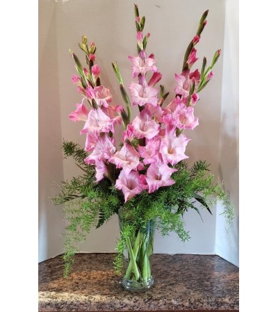 Vase of Gladiolus Vase of Gladiolus