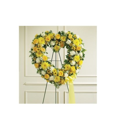 Open Heart-Yellow and White Open Heart-Yellow and White