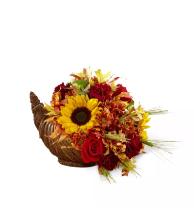 The Fall Harvest™ Cornucopia Arrangement The Fall Harvest™ Cornucopia Arrangement