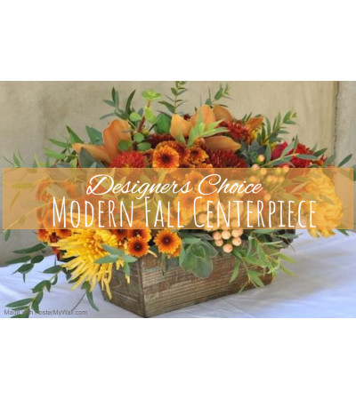 Modern Fall Centerpiece Florist Design Modern Fall Centerpiece Florist Design