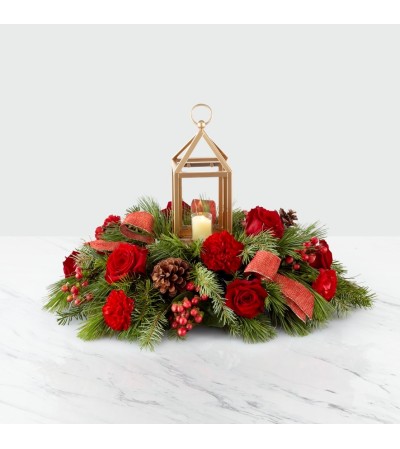 The FTD I'll Be Home for Christmas Centrepiece The FTD I'll Be Home for Christmas Centrepiece