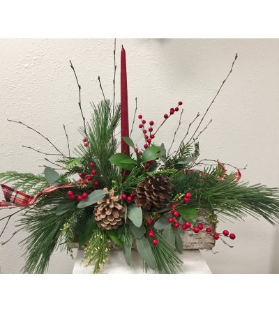 Yule Log Centerpiece Yule Log Centerpiece