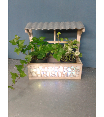 Merry Christmas Plant Holder Merry Christmas Plant Holder
