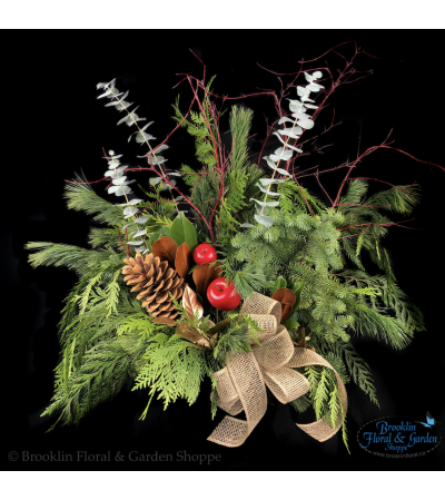 Outdoor Winter Urn without Birch Outdoor Winter Urn without Birch