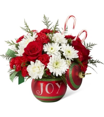 Season's Joyful Candy Cane Greetings Bouquet Season's Joyful Candy Cane Greetings Bouquet