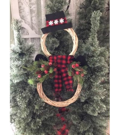 Snowman Wreath BL Snowman Wreath BL