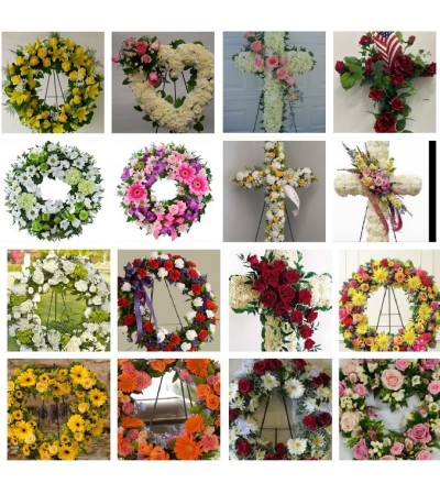 Custom Made Heart, Wreath & Cross Custom Made Heart, Wreath & Cross