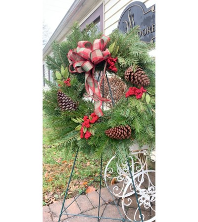 Rustic Holiday Wreath Rustic Holiday Wreath