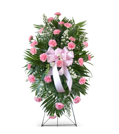Carnation Standing Spray-Pink Carnation Standing Spray-Pink
