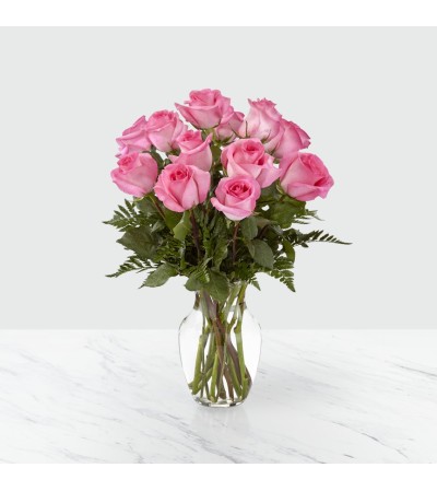 Ftd S Smitten Pink Rose Bouquet By Tcg Algonquin Il Florist