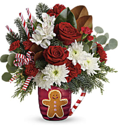Send A Hug Gingerbread Greetings Bouquet Send A Hug Gingerbread Greetings Bouquet