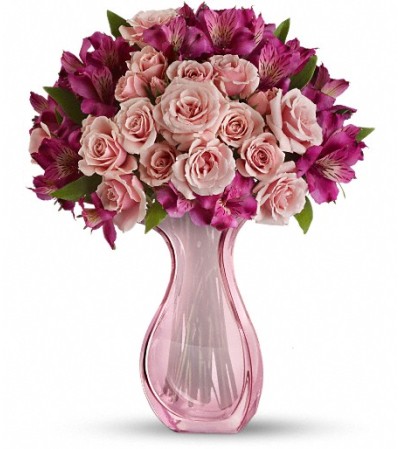 Teleflora's Pink Fire Bouquet Teleflora's Pink Fire Bouquet
