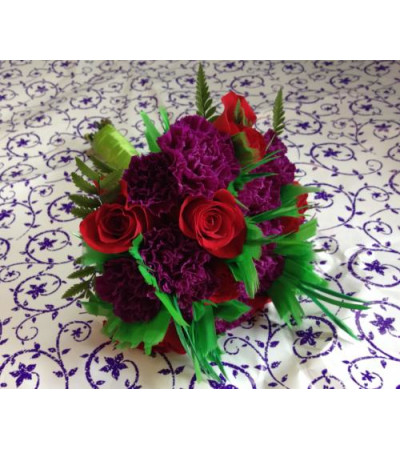 Green Feather Bouquet Green Feather Bouquet