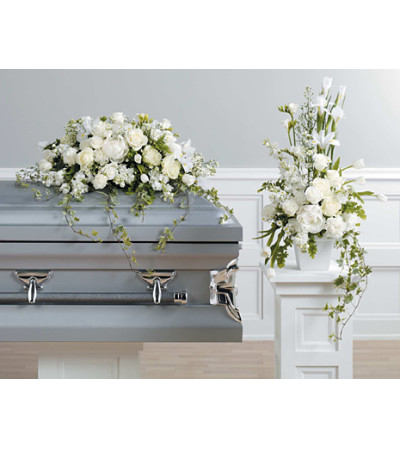 Elegant Remembrance Casket Spray Elegant Remembrance Casket Spray