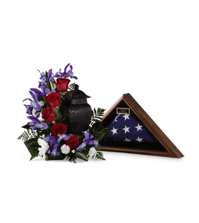 The FTD® Patriotic Tribute™ Arrangement The FTD® Patriotic Tribute™ Arrangement