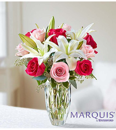 Marquis by Waterford® Rose and Lily Bouquet Marquis by Waterford® Rose and Lily Bouquet