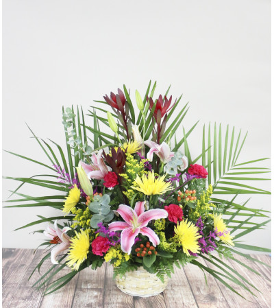 Memories Garden Sympathy Basket Memories Garden Sympathy Basket