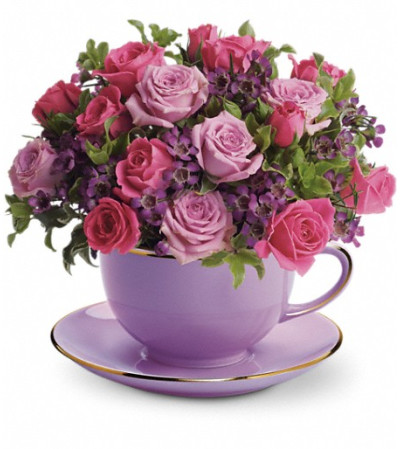 Teleflora's Cup of Roses Bouquet Teleflora's Cup of Roses Bouquet