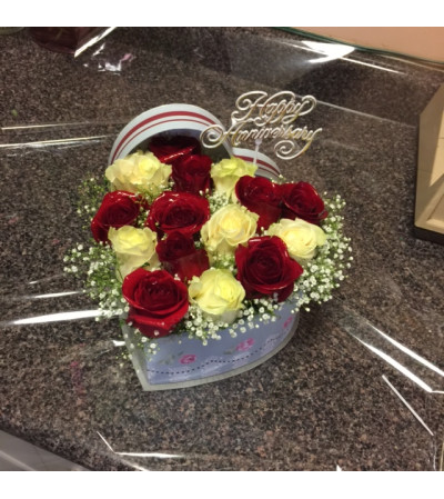 Box flower arrangement Box flower arrangement