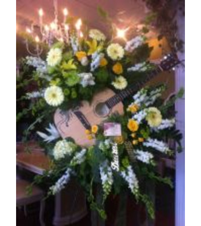 Funeral Custom Guitar Sympathy Piece Funeral Custom Guitar Sympathy Piece