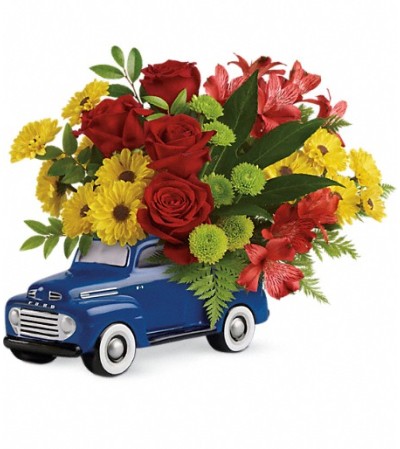 Timeless Chevy Pickup by Teleflora Timeless Chevy Pickup by Teleflora