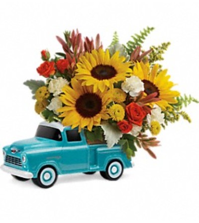 Teleflora's Chevy Pickup Bouquet Teleflora's Chevy Pickup Bouquet