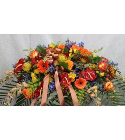 Fond Farewell Casket Cover Fond Farewell Casket Cover