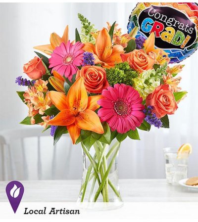 Vibrant Floral Medley™ for Graduation Vibrant Floral Medley™ for Graduation