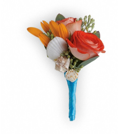 Sunset Magic Boutonniere Sunset Magic Boutonniere