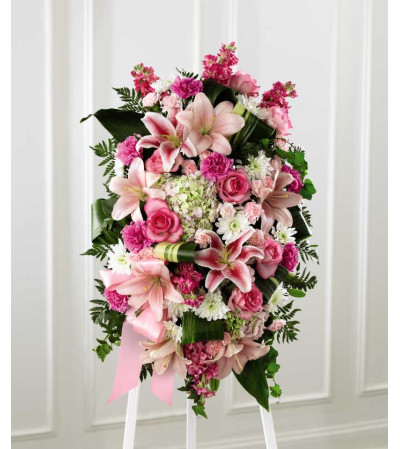 The FTD® Gently into the Ever-After™ Standing Spray The FTD® Gently into the Ever-After™ Standing Spray